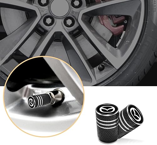 Miniatura 3 de Tapones de vástago de válvula de neumático de automóvil para Mazda CX-5 CX-7 CX-8 M6 MX5 RX7 RX8 A8 CX9 MX6 R3 M2 M3 M5Z Series todos los modelos,