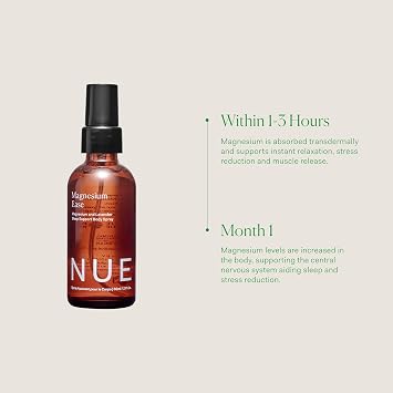 The Nue Co. Prebiotic+ Probiotic Supplement & Magnesium Ease Bundle - Supports Digestive Health, Gut Balance & Immunity - Relieves Muscle Tension & Promotes Relaxation | Capsules & Spray