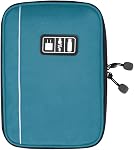 BAGSMART Grand Electronique Trousse d'organisateur de voyage, Accessoires techniques Sac de rangement de cordon pour téléphone, Banque de puissance, SD Carte, Câbles, Noir