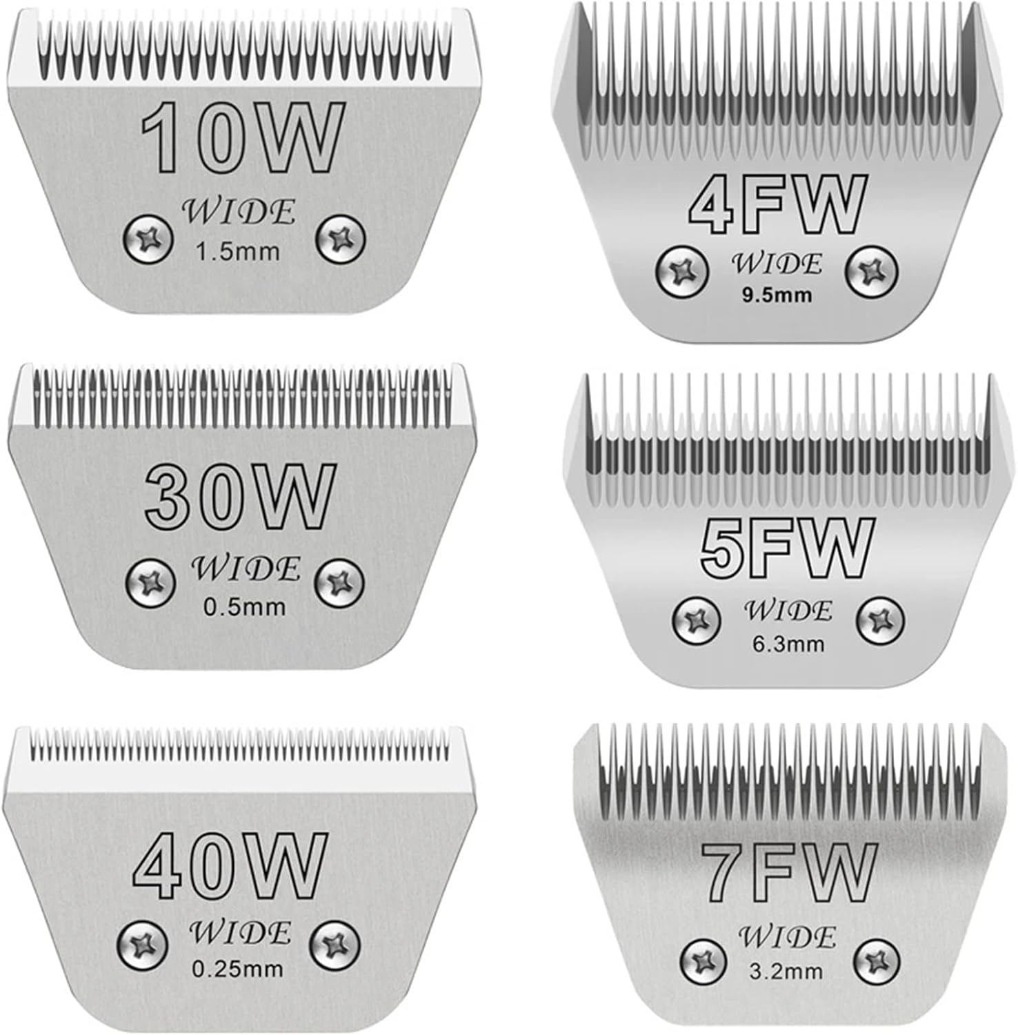 Animal Wide Blade For Most，Compatible For Andis，Compatible For Oster，Golden, Turbo A5, A6，Compatible For Wahl，Km Clippers Grooming For Pet Dog Sheep Horses Pigs(T10)