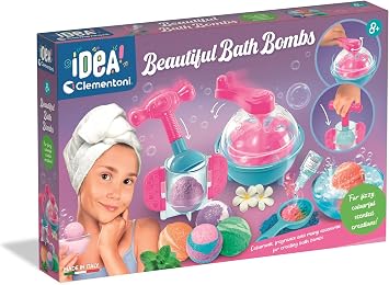 Clementoni Bath Bombs Lab 75 Idea   Complete DIY Set to Create Fizzy, Colourful, and Scented Bath Bombs for Kids 8+