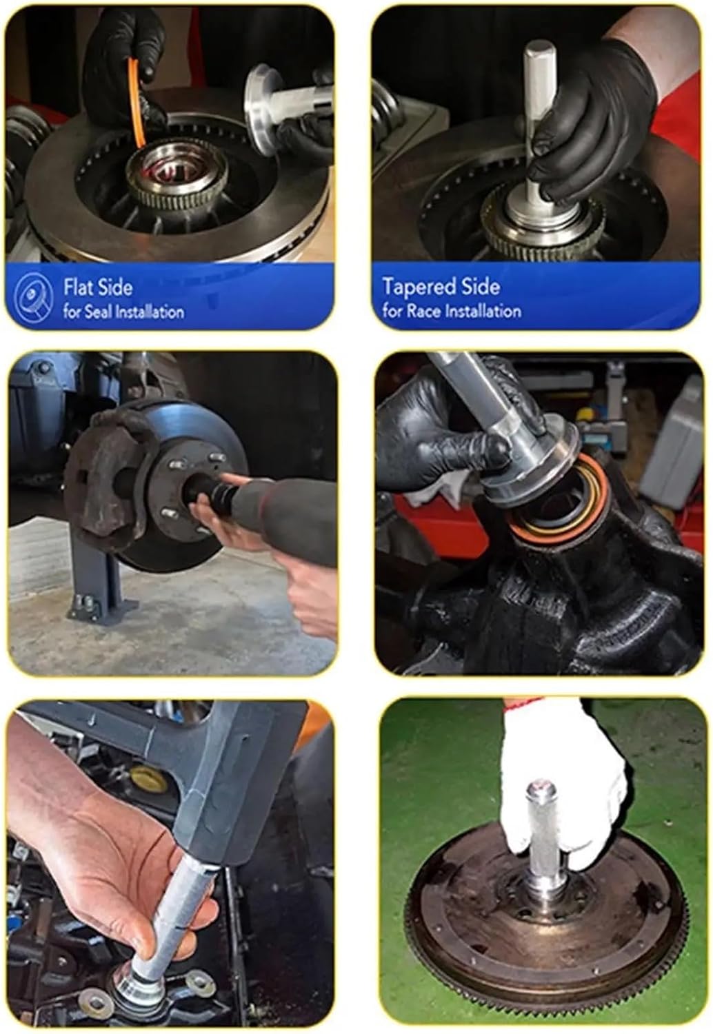 ステアリング・サスペンション用ツール ボールジョイント 17個入りブッシングドライバーリムーバー 頑丈で多用途なベアリングプレスキッ