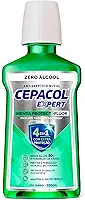 Cepacol - Enxaguante Bucal Expert Menta Protect - Sem Álcool, Com Flúor, Refrescante e Anticáries - 250ml
