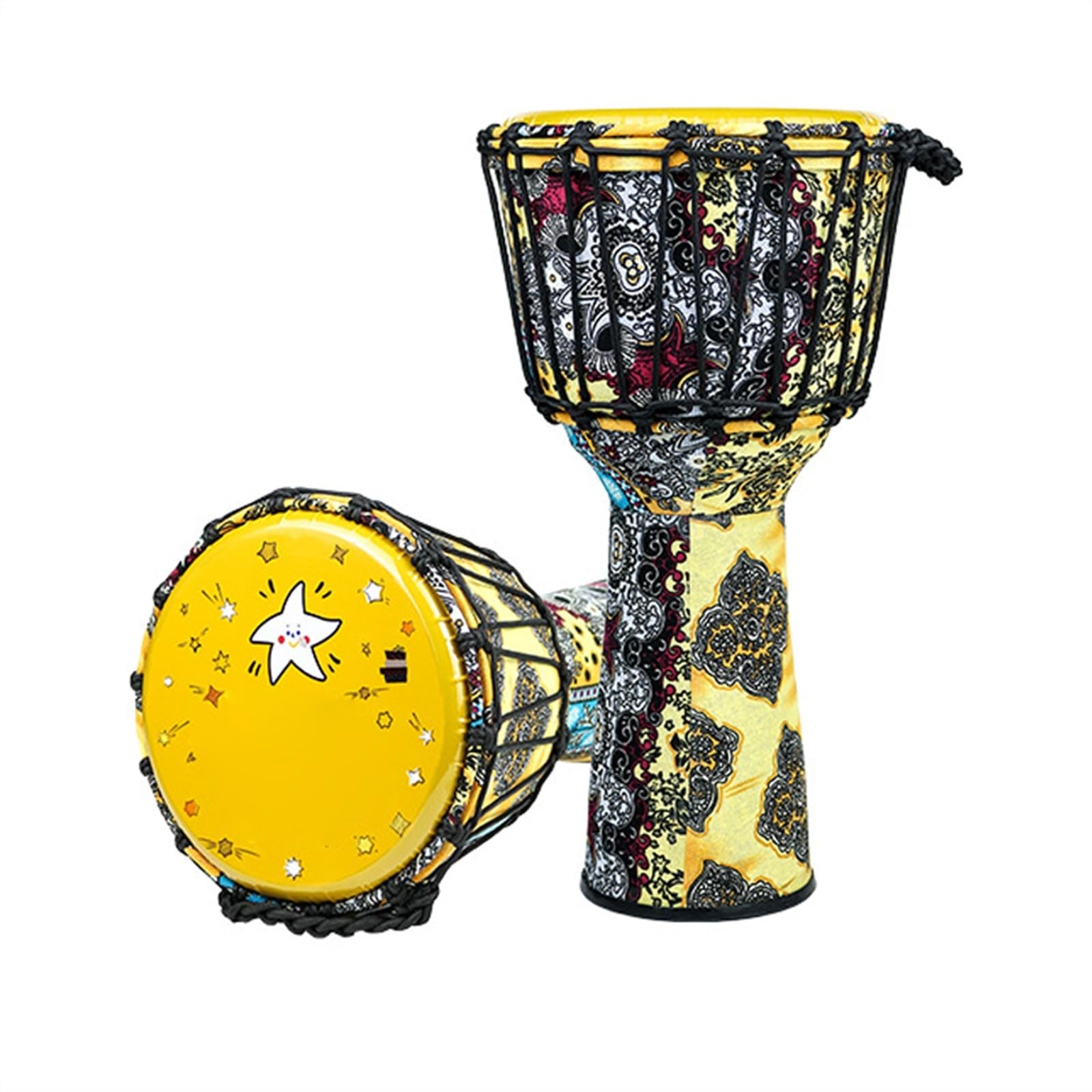 Profesjonalny Instrument Perkusyjny Afrykański Bęben 8,5 Cala Dla Dorosłych I Początkujących. Afrykański Bęben Ręczny Afrykański Bęben Instrument (Color : B)
