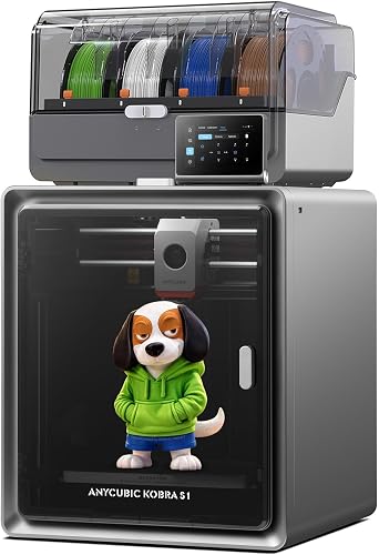 ANYCUBIC Kobra S1 ACE 2 Pro Combo Stampante 3D, Stampa Fi…