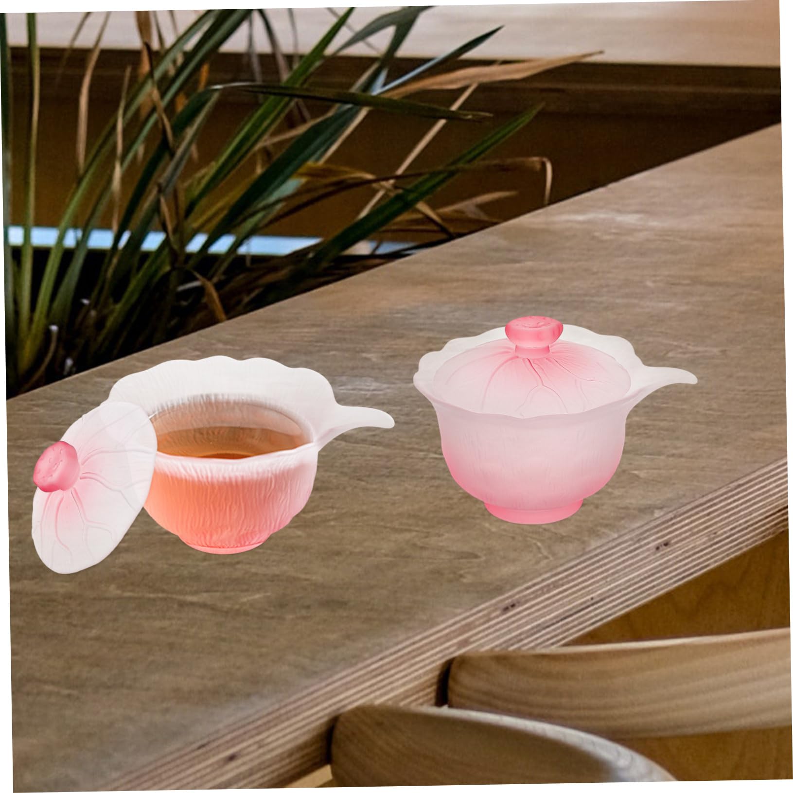 3stücke Tee Becher Mit Deckel Hochtemperaturbeständiger Kung Fu Teebecher Für Wasser Tee Und Säfte Design Für Zuhause Und Büro
