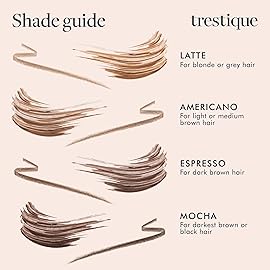 trestique Brow Pencil And Gel, Refillable Eye Brow Pencil With Built-In Brow, Clean Beauty Eyebrow Pencil And Brow Gel, Sustainable 2-In-1