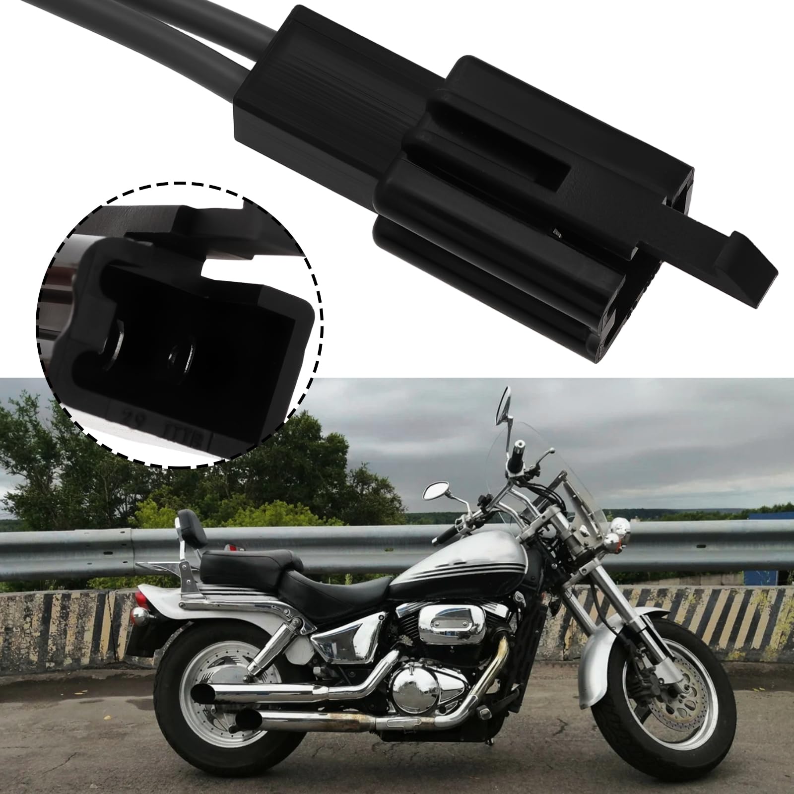 Interruttore Ventola Raffreddamento Radiatore Moto Compatibile Suzuki VZ 800 1997-2003 17680-45D00 17680-48E00