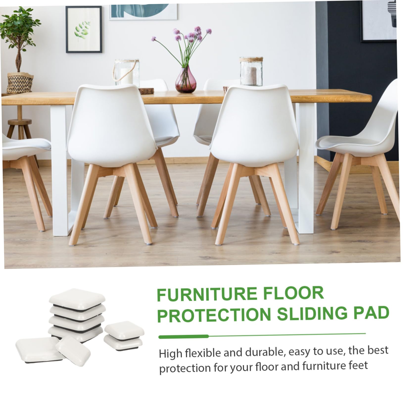 Uonlytech 5sets Tisch Füße Pads Möbel Gleiter Für Home Hotel Schreibtisch Tisch Stuhl 20 Stücke * 5