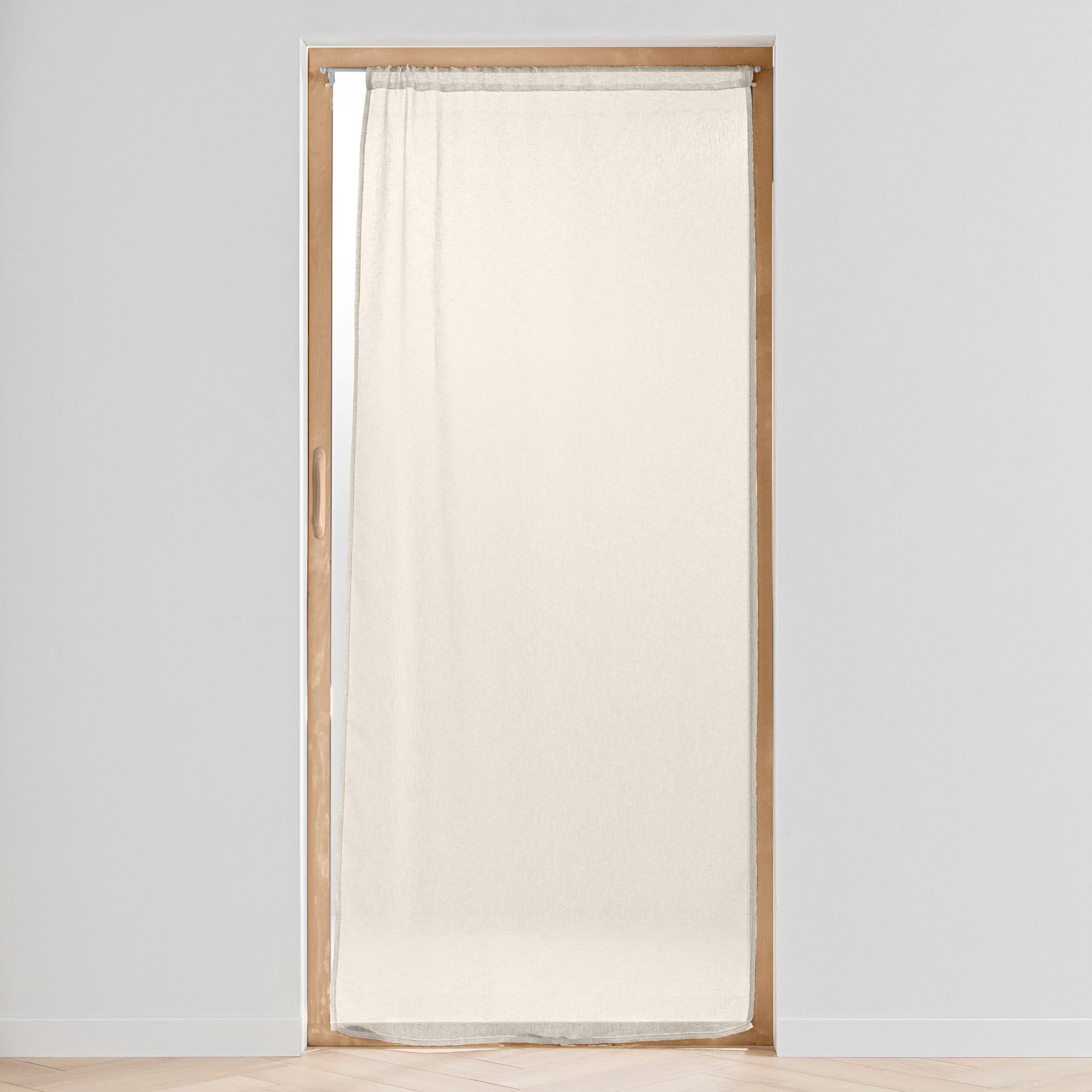Douceur d'Intérieur, Voilage Passe-​Tringle (90 x 200 cm) Carlin Lin, Voile Tissé