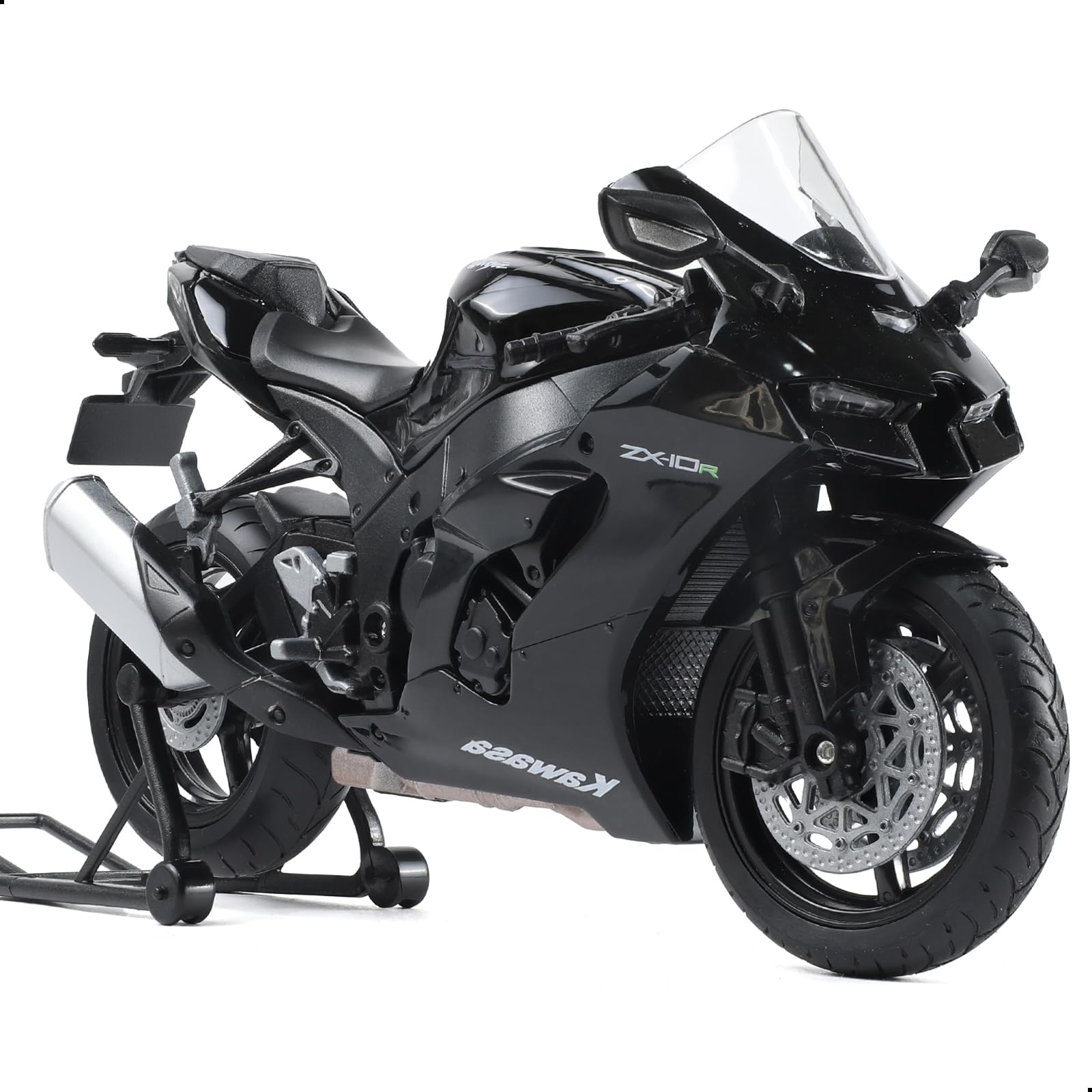 Risopen 1:12 Motorcycle Model Toy for BMW S1000RR Metal Die-cast with Plastic Motorcycle Model No Assembly Required Mini Finished Moto Gift for Adult(White) — view 32