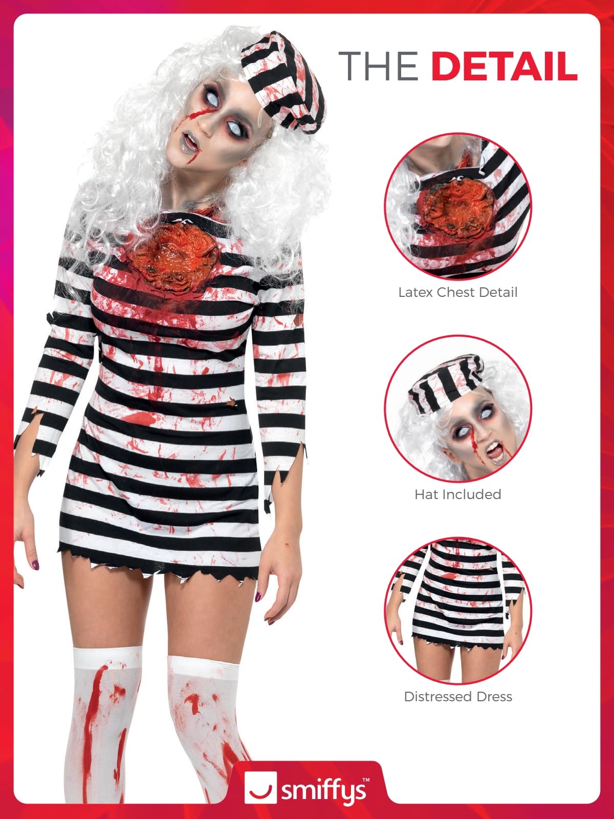 SMIFFYS Costume Zombie Detenuta