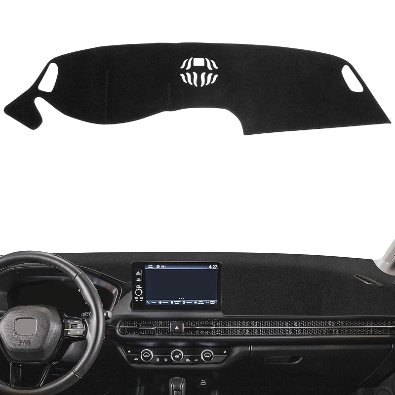 Capa para painel Honda HRV 2023 a 2026 em poliéster com base antiderrapante e redução de reflexos TUYICN