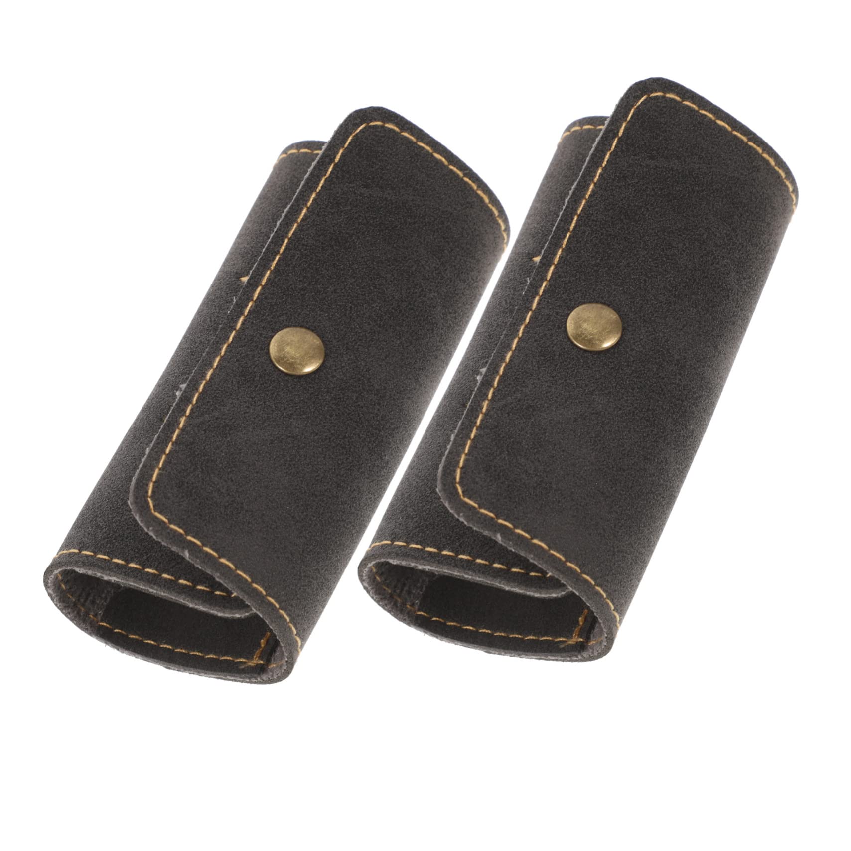 Toddmomy 2pcs Vintage Leather Guitar Pick Holder Bag Portable Plectrums Storage Pouch Chic and Durable Guitar Accessories Case Lightweight Easy to Use Protects From Damage