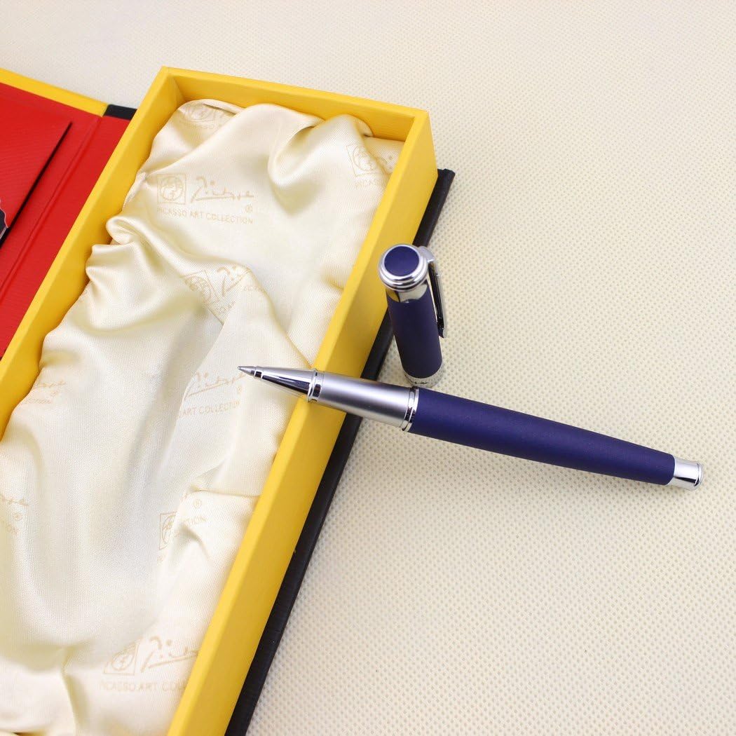 Gullor Excellent Picasso Rollerball Pen 903 Purple and Silver Clip Pen Nice Gift Pen