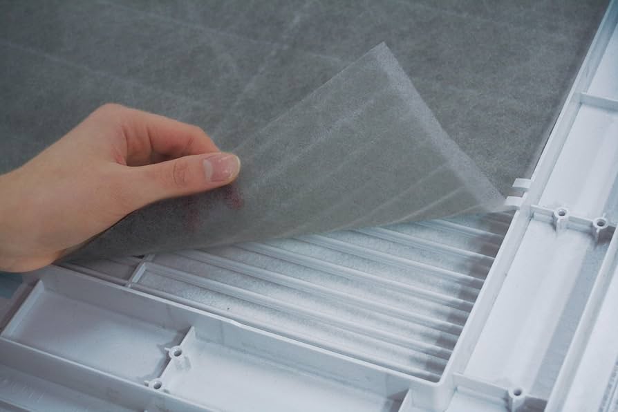 りん 2枚 業務用 エアコンフィルター 標準サイズ 黒 4方向用 天カセ 業務用 エアコンフィルター 標準サイズ 黒 4方向用 天カセ