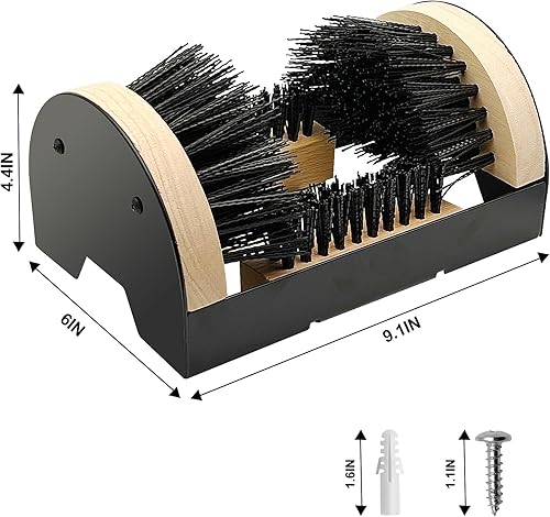 Miniatura 2 de Cepillo rascador de botas, cepillos para zapatos, rascador de zapatos, limpiador de botas para exteriores, resistente, limpiador de botas de alta