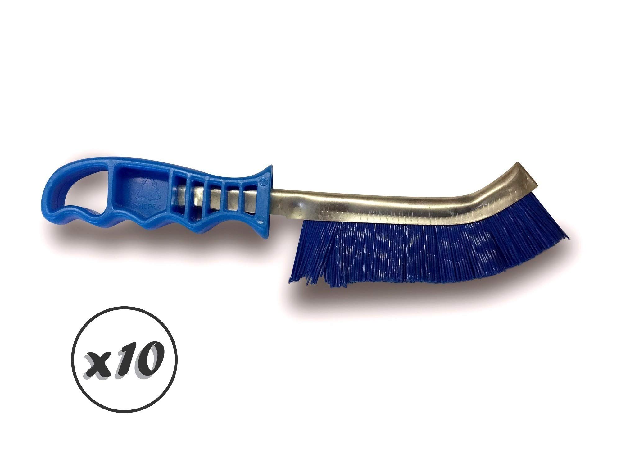 Kibros Lot 10 brosses convexes SKRIB 1 rang PVC rigide