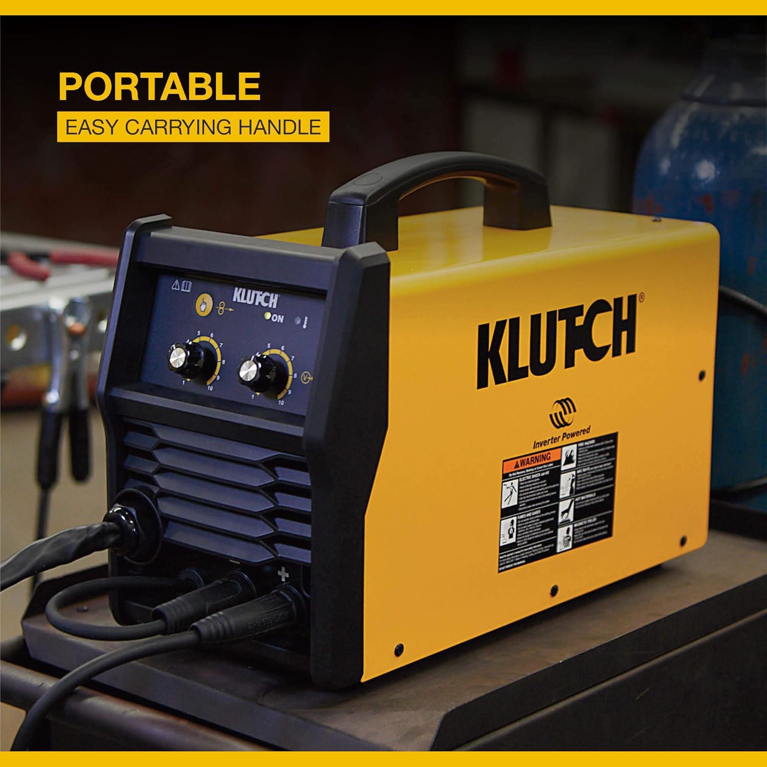 Klutch MIG 140i Flux-Cored/MIG Welder, Inverter, 120V, 30-140 Amp Output