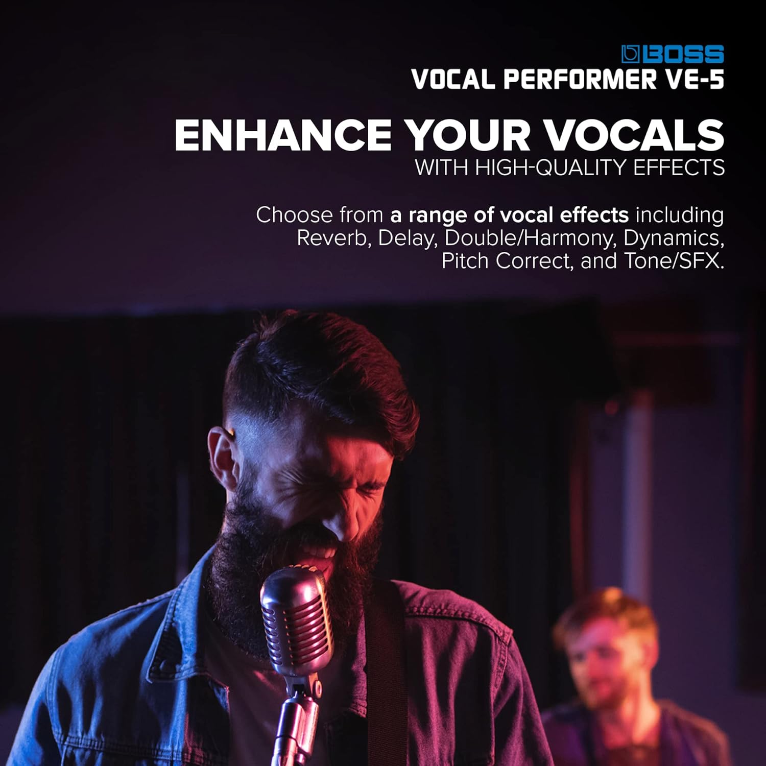 Boss VE-5 Vocal Performer Effect Processor (Red)