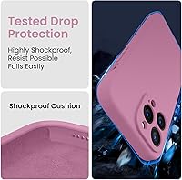Vista 644 de FireNova Designed for iPhone 13 Pro Max Case, Silicone [Camera Protection] Phone Case with [2 Screen Protectors], Soft Anti-Scratch Microfiber Deep