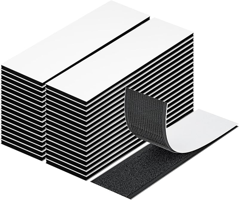 Uniclife 30 db Tépőzár Szalag 3x10 cm Öntapadós Ragasztós Fali Rögzítés