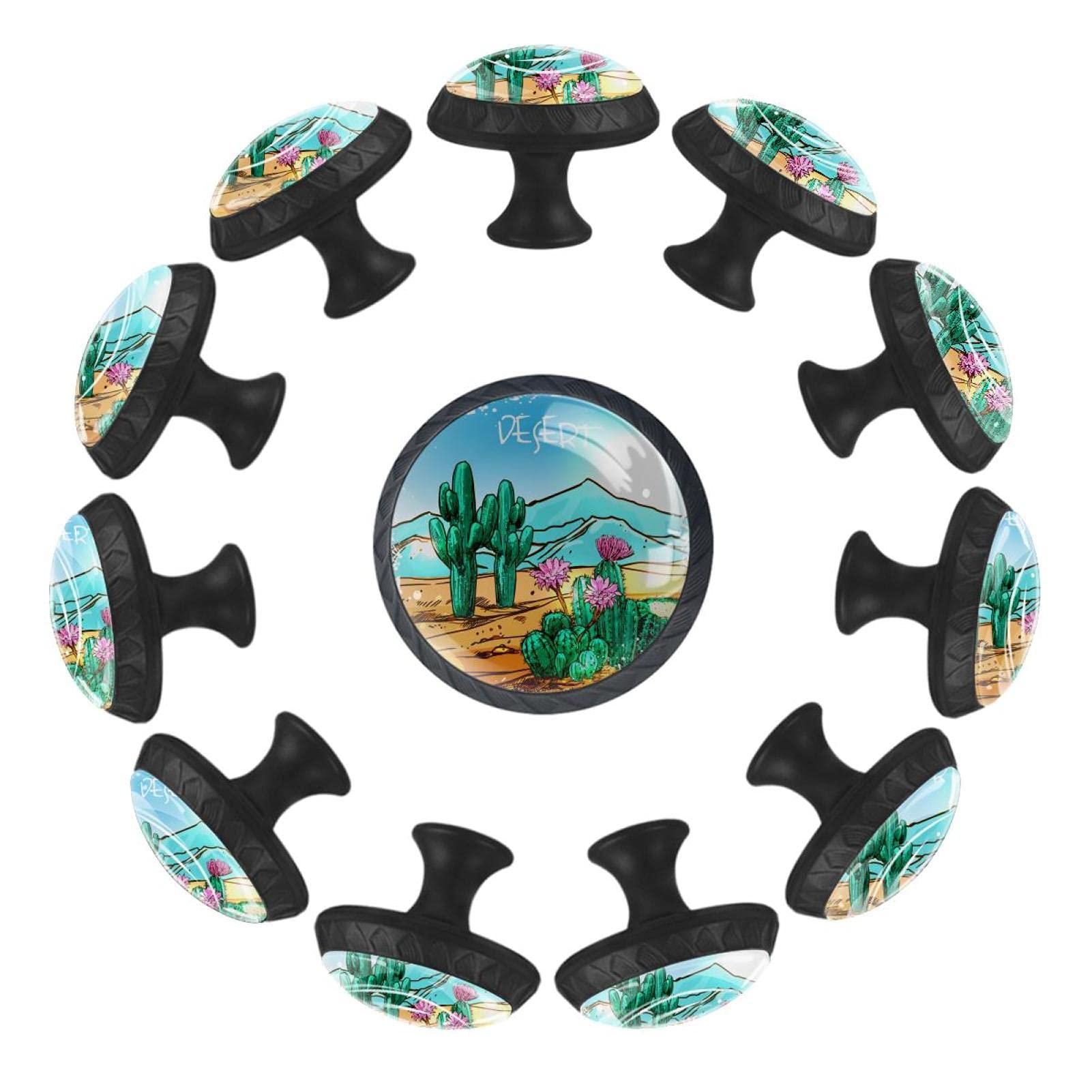 Boutons de tiroir cactus pour décorer la chambre d'enfant et la salle de jeux
