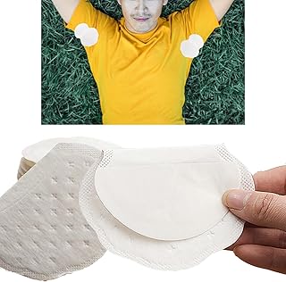 100 PCS Disposable Underarm Sweat Pad,Armpit Sweat Pads for Women and Men, Sweat Free Armpit Protection Armpit Sweat Pads Sweat Free Armpit Protection,Comfortable Unflavored