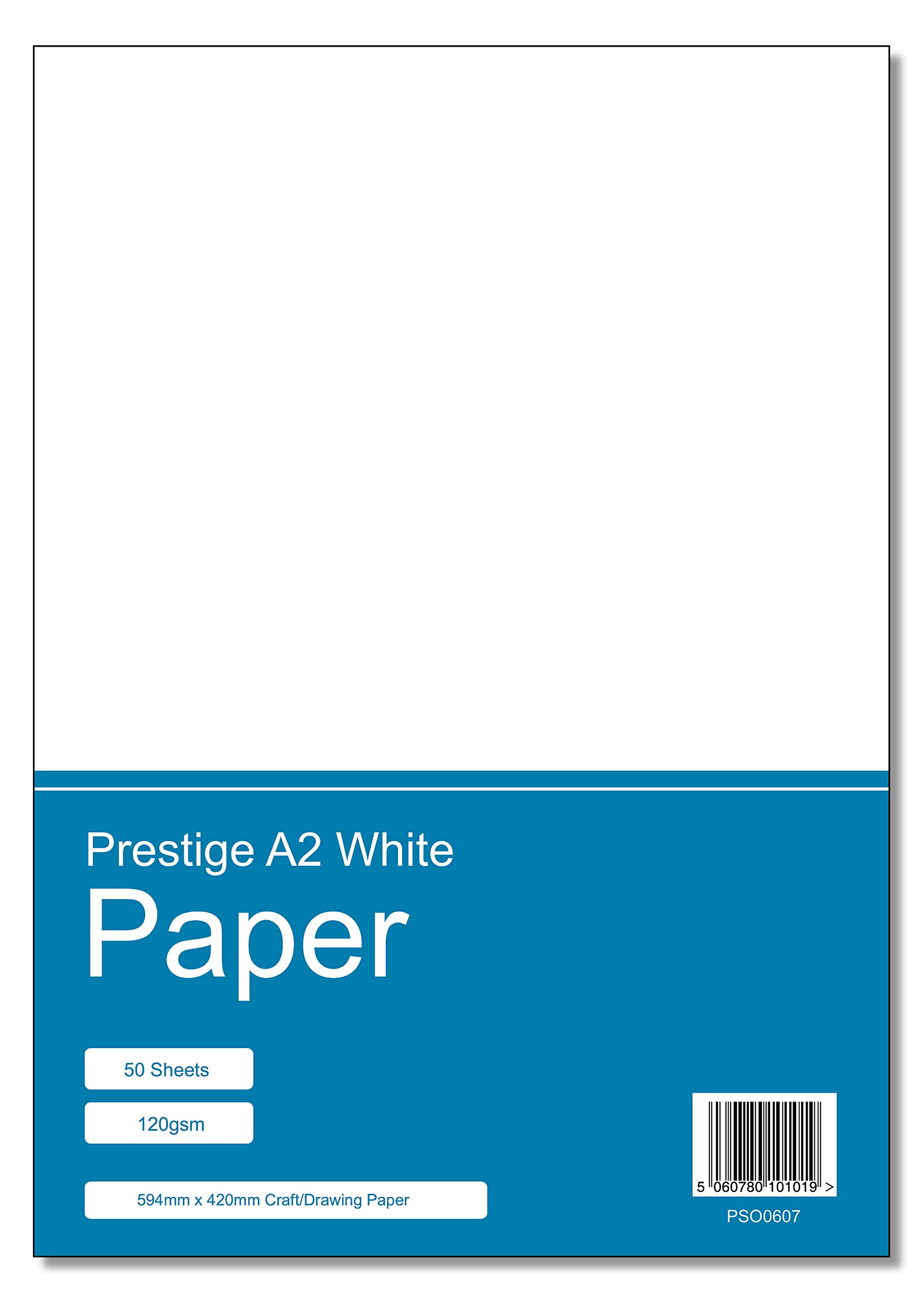 Prestige A2 White Craft Paper 120gsm - (594mm x 420mm) 50 Sheets