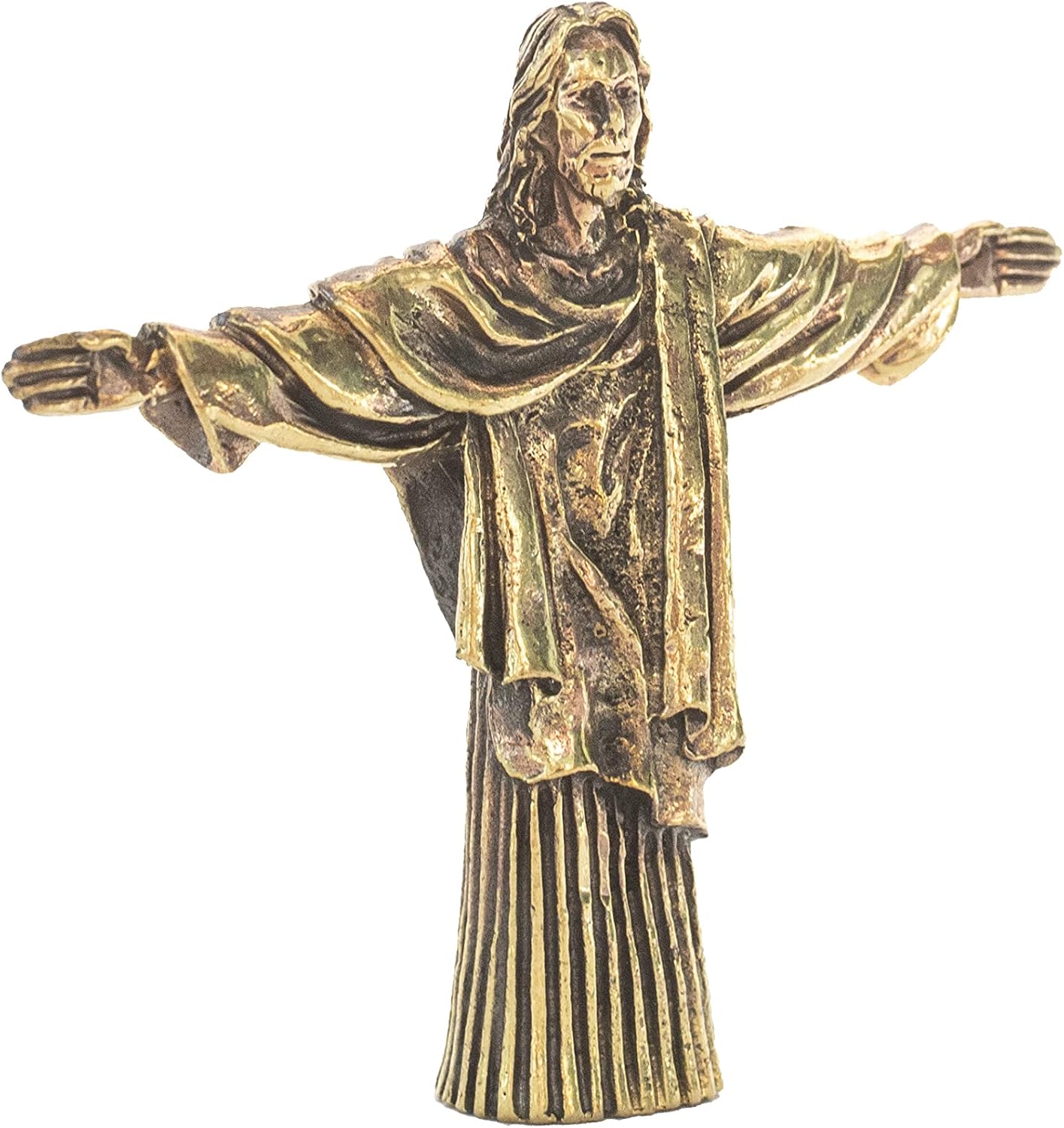 Jesus Christ The Redeemer Small Brass Statue of Jesus