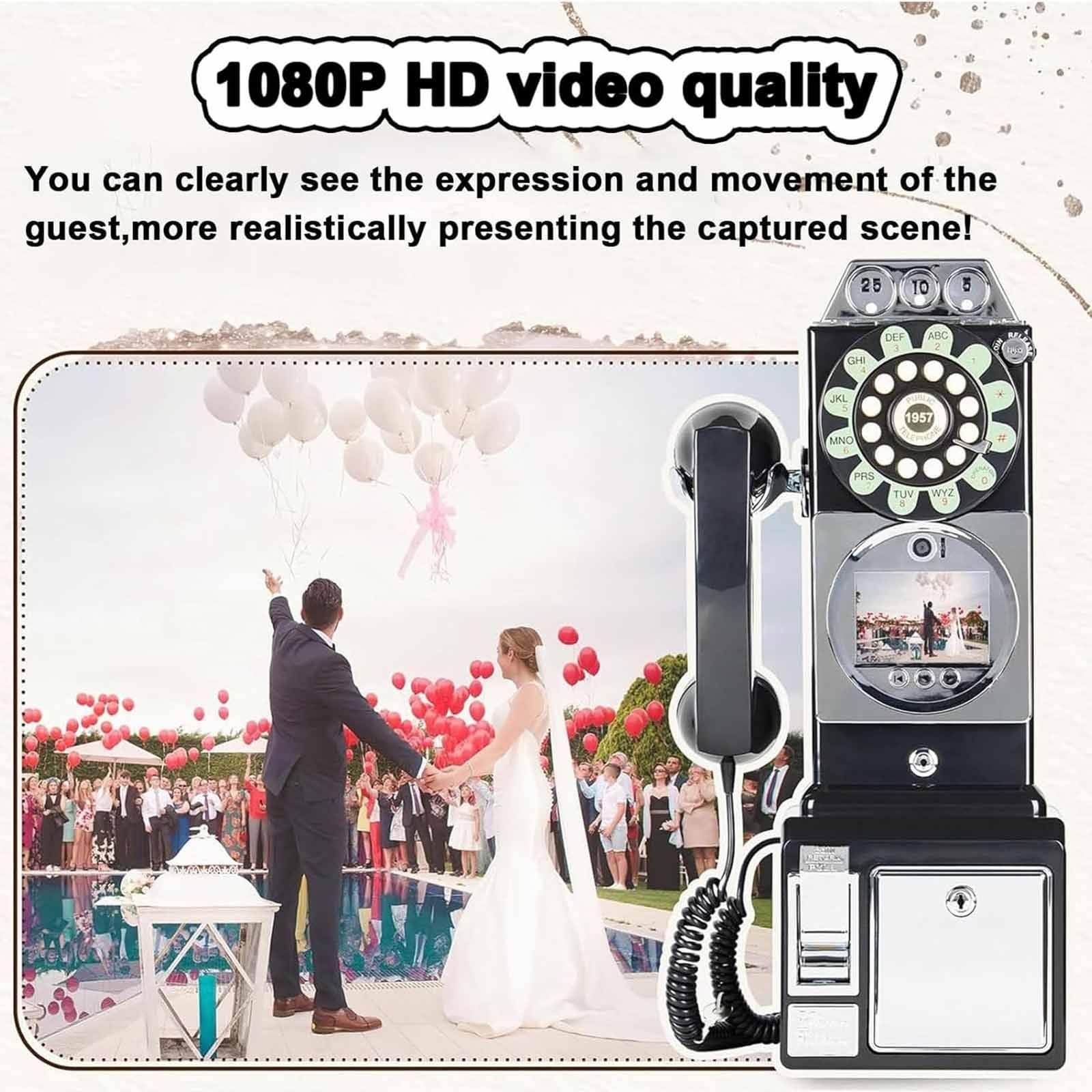 Libro de invitados de audio HD para bodas y eventos especiales, captura momentos memorables para compromisos, aniversarios, baby showers y graduaciones