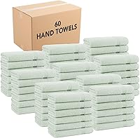 Vista 47 de Arkwright - Juego de 6 toallas de baño, 100% algodón súper suaves, 600 GSM, de secado rápido y absorbentes, artículos de lujo para el baño con 2