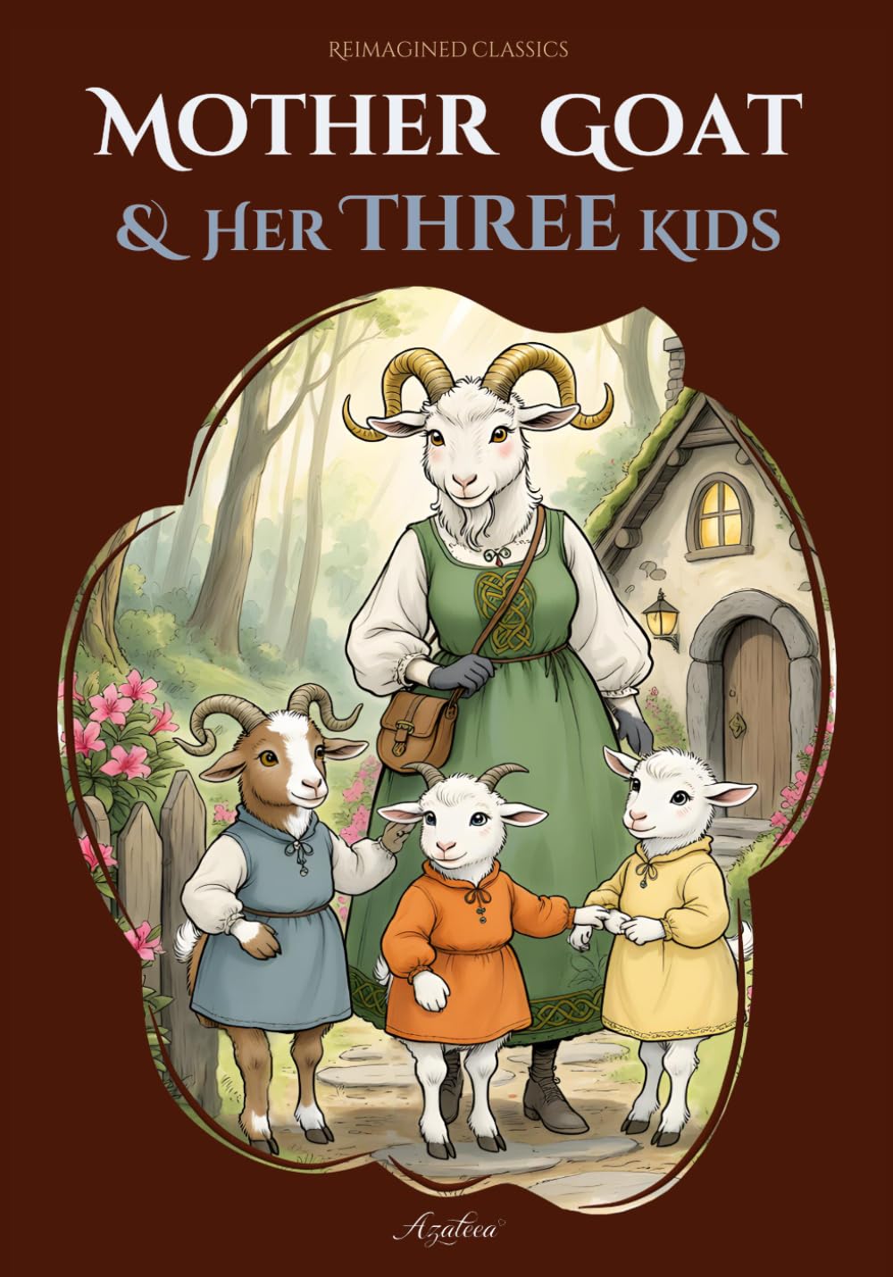 Mother Goat & Her Three Little Kids: A magical rhyming tale of courage, cleverness, and care — adapted for children ages 6–8 (parental guidance recommended) (Azaleea Legacy Collection)