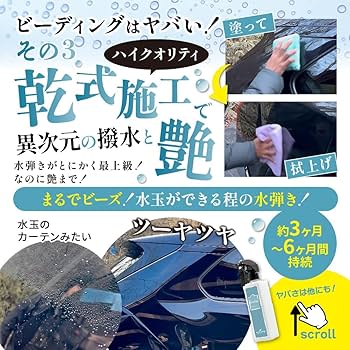 Amazon.co.jp: 【ながら洗車】ビーディング 1000ml 単品『 窓