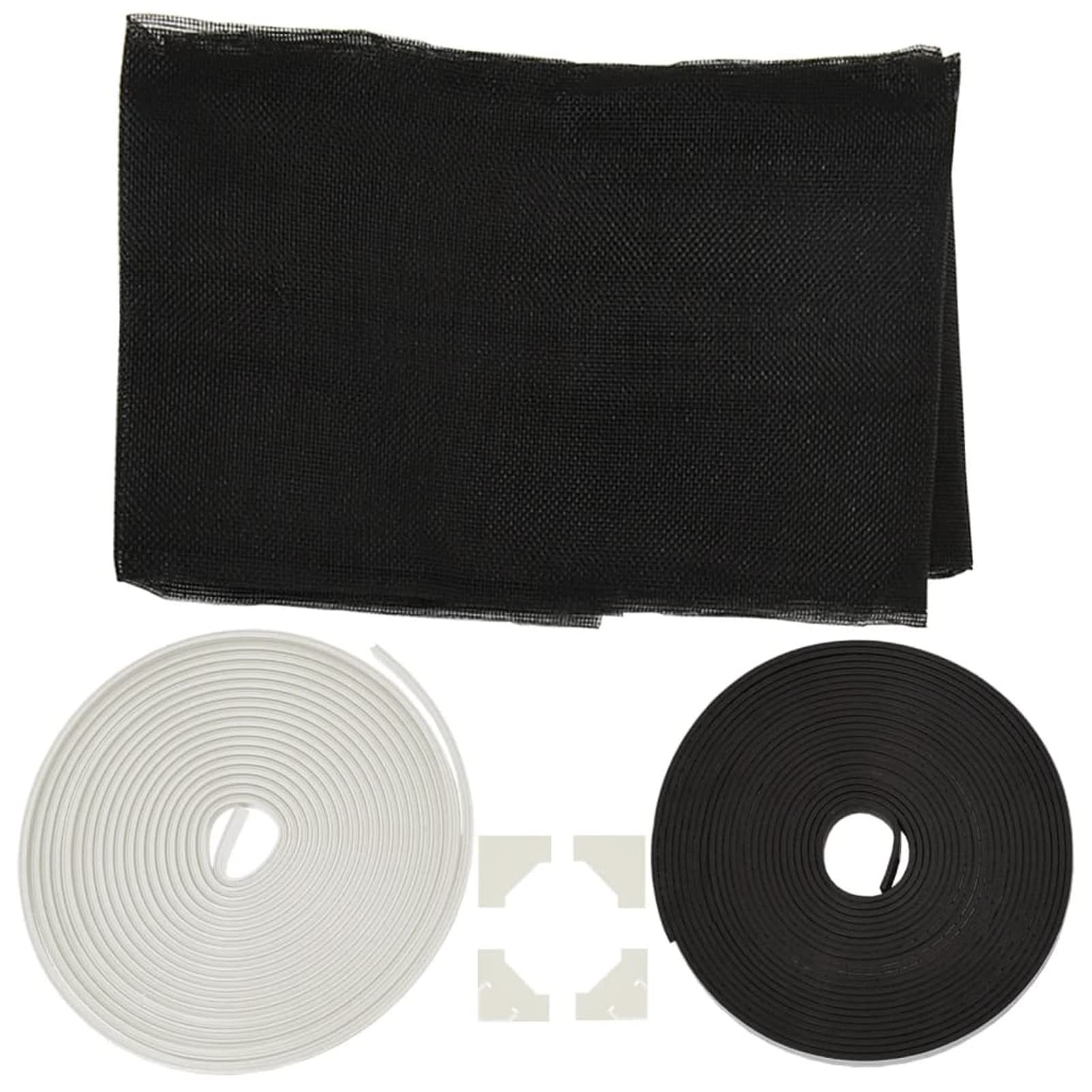 ZEYUAN Magnet-Insektenschutz für Fenster, Fliegengitter Fenster, Fliegenschutz Fenster, Pollenschutzgitter Fenster, Insektengitter Fenster, Insektennetz, Fensternetz, Weiß 130x150 cm