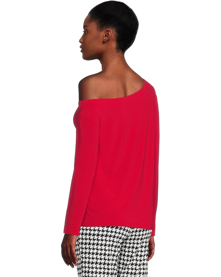 Norma Kamali Long Sleeve Drop Shoulder Top - #3 of 5