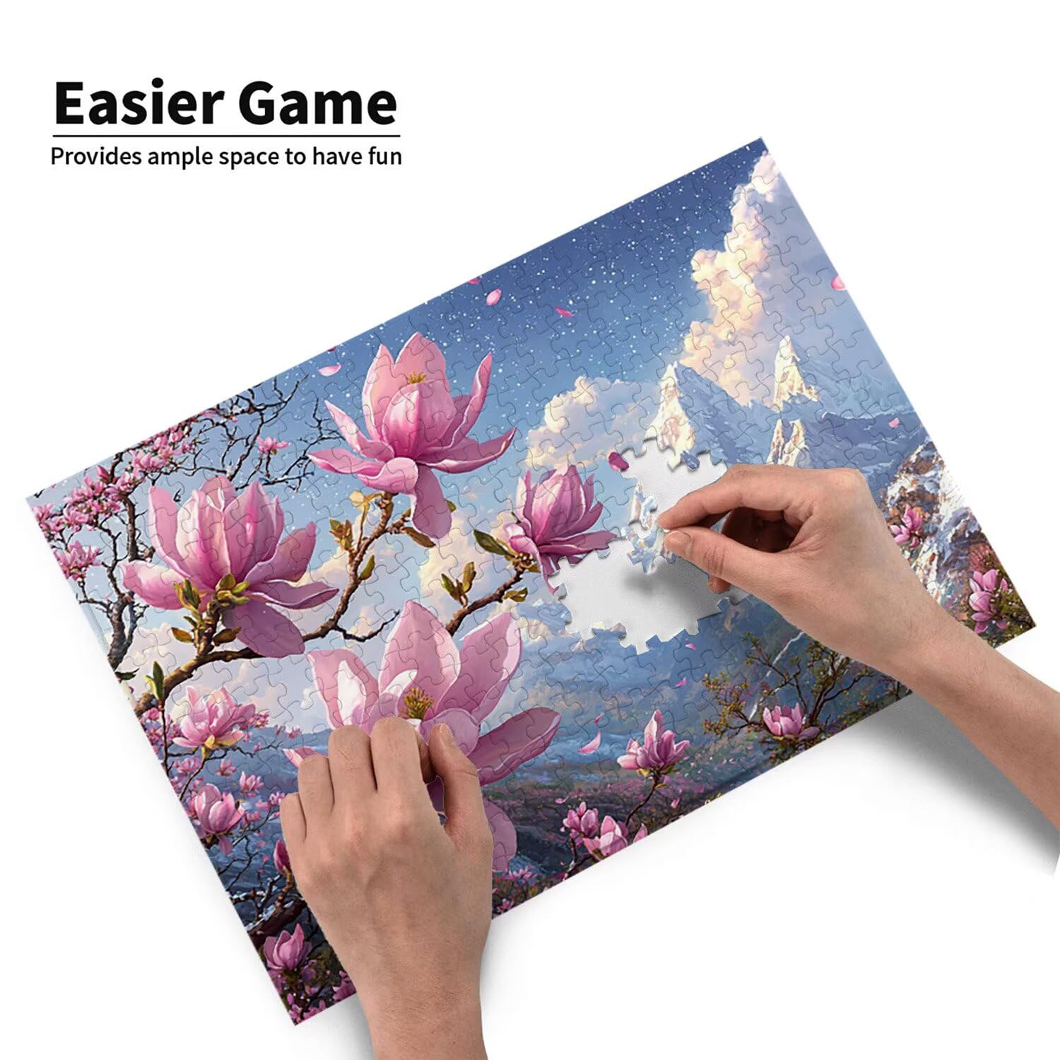 Puzzle de 6000 Piezas Puzzle Adultos 179x105cm Juego Educativo Regalos Rompecabezas para Adultos y niños a Partir de 14 Años, Regalo Creativo para la Relajación - (Orquídea de Jade) t-946