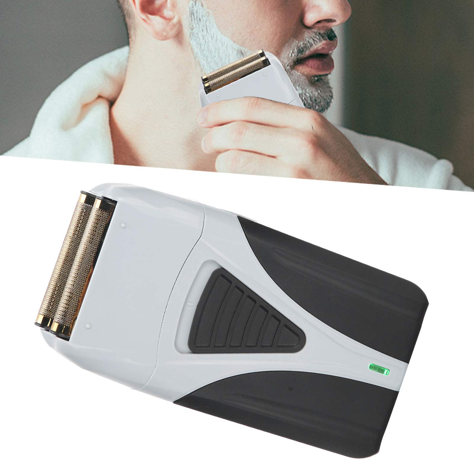 Naroote Tondeuse à Barbe pour Hommes, Rasoir électrique Portable, Rasage Précis pour un Rasage Sec et Humide, Batterie au Lithium de 60 à 90 minutes: 600mAh