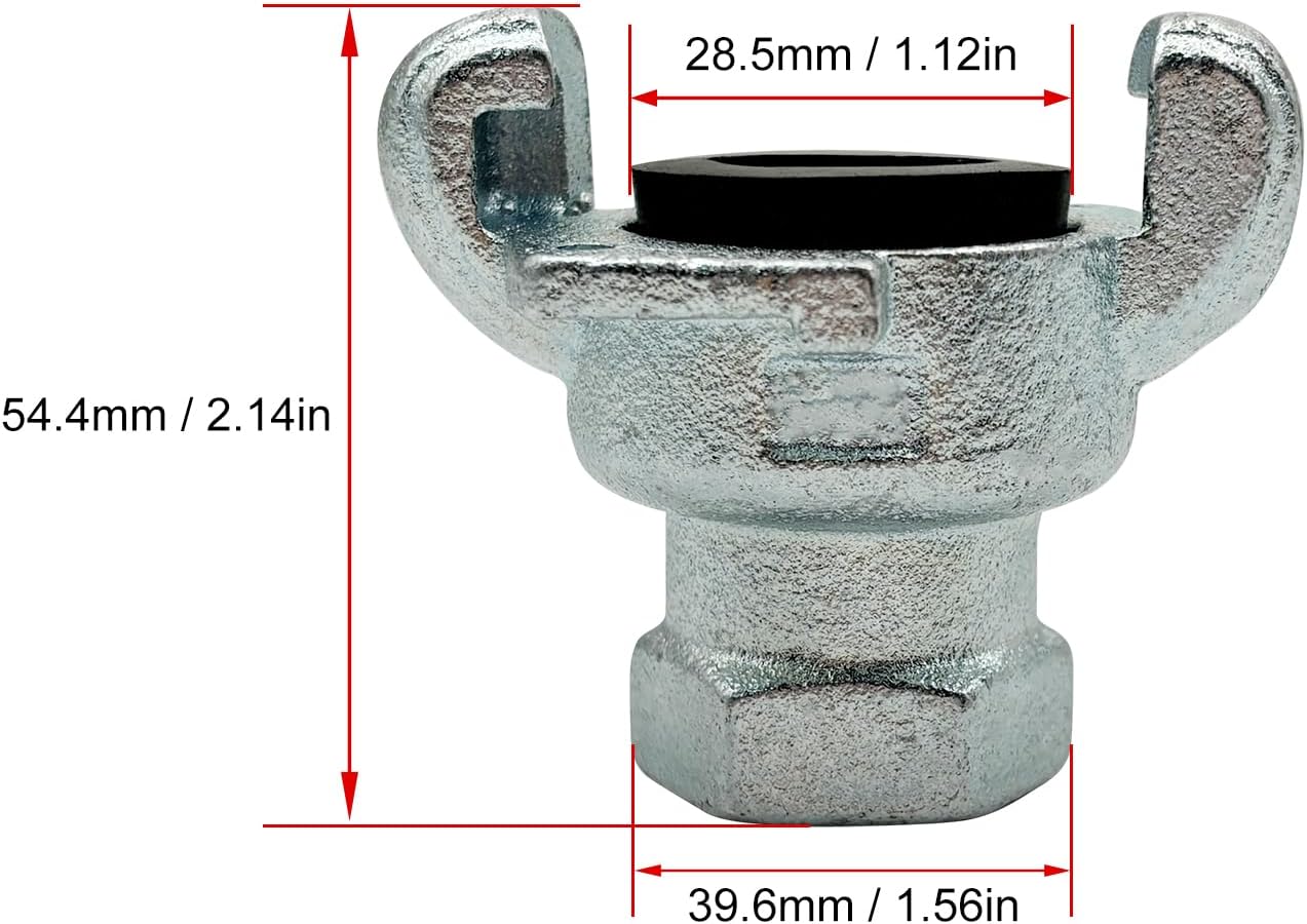 NPT Iron Air Hose Fitting，Universal Coupling，Chicago Fitting (0.75, NPT Female)