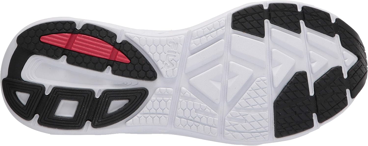 Fila Men's Trigate Sneaker, White/Red/Black, 8