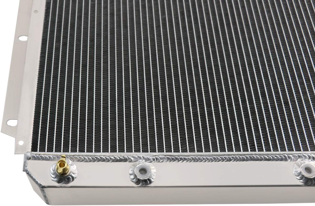 ALLOYWORKS 4 Row All Aluminum Radiator For 1942-1952 Ford F Series F1 F2 F3 Pickup Truck