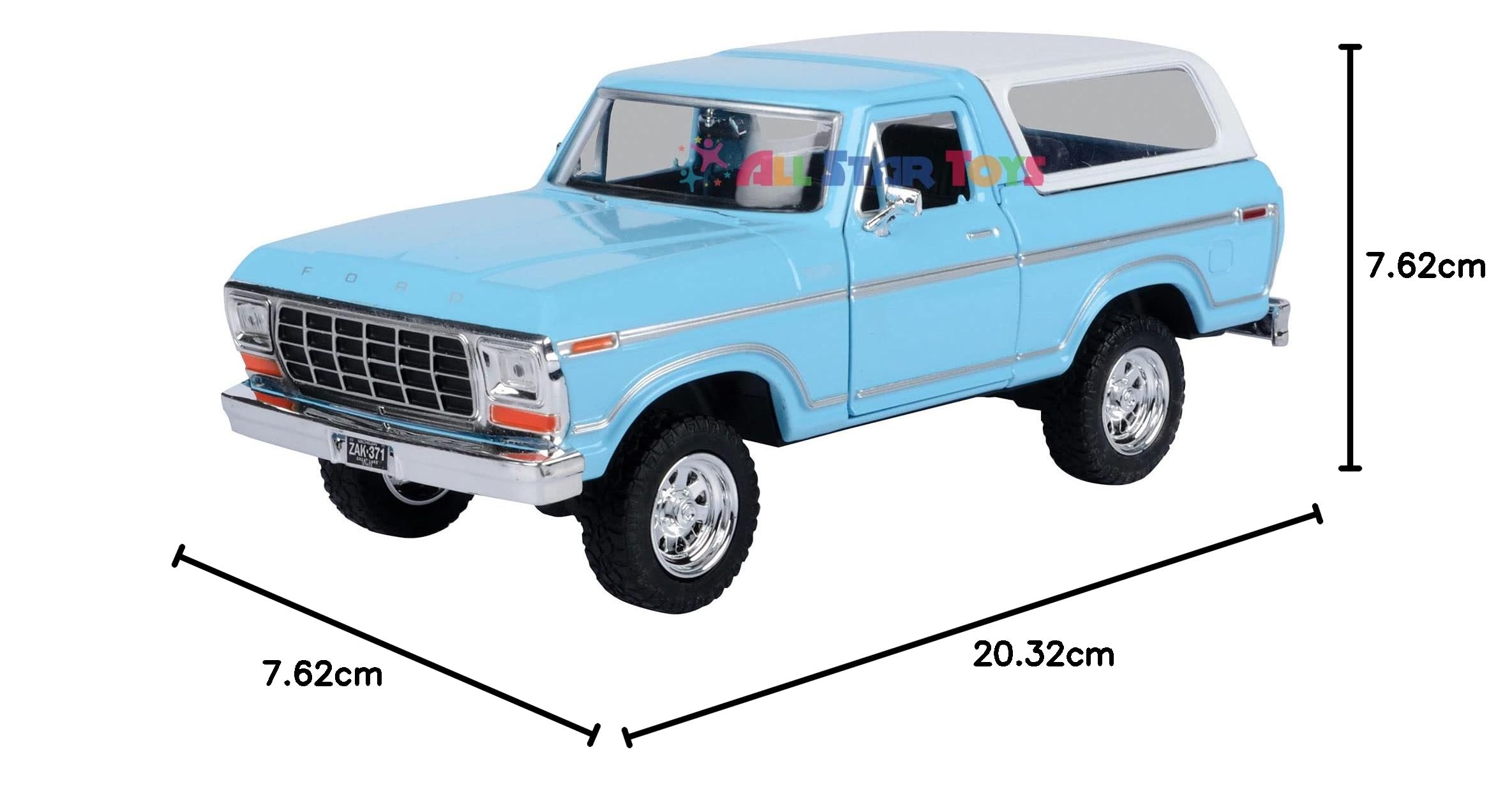 Amazon | 1978 フォード ブロンコ 1:24 ダイキャストモデル 車 SUV