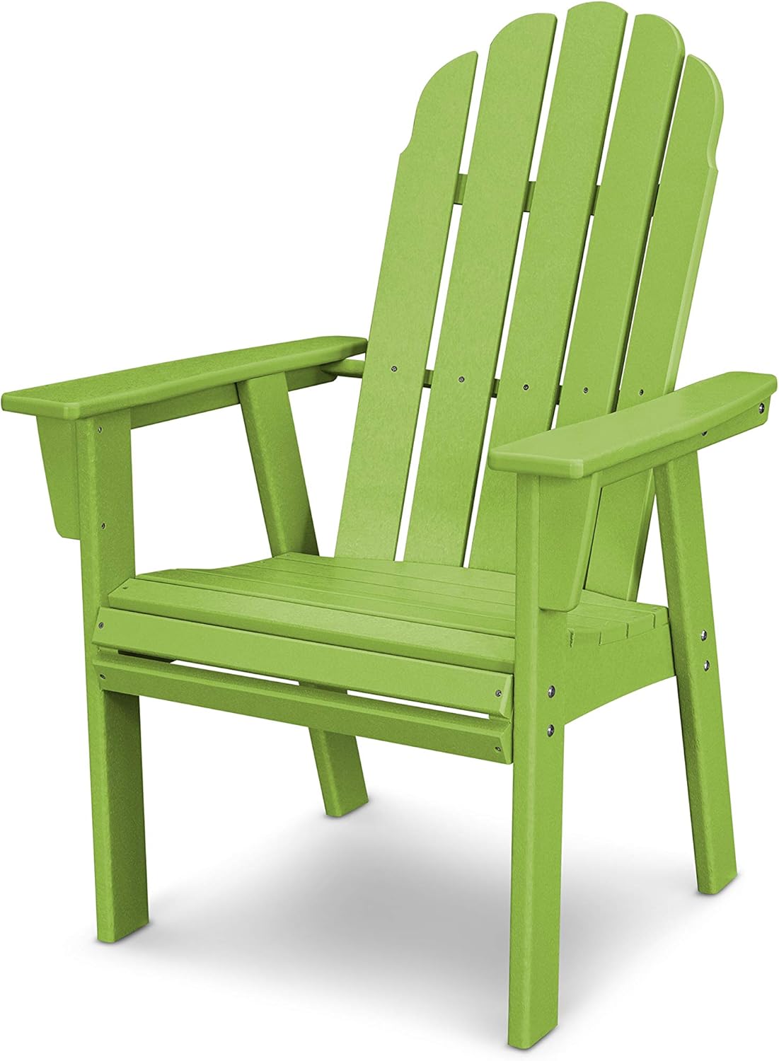 POLYWOOD® Vineyard Curveback Adirondack Dining Chair in Aruba