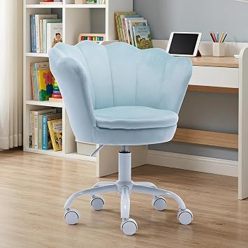 Kids Desk Chair, Adjustable Ergonomic Study Chair Kids Office Chair, Blue