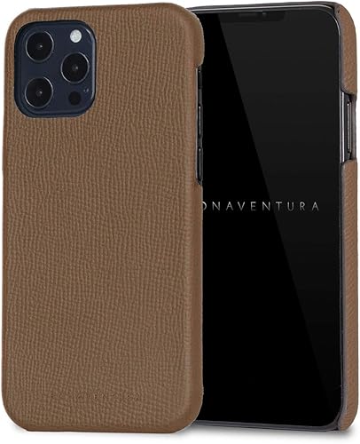 Vista 104 de BONAVENTURA Noblessa - Carcasa trasera [compatible con iPhone 12 Pro Max, Greige] BBCN12PM-GG
