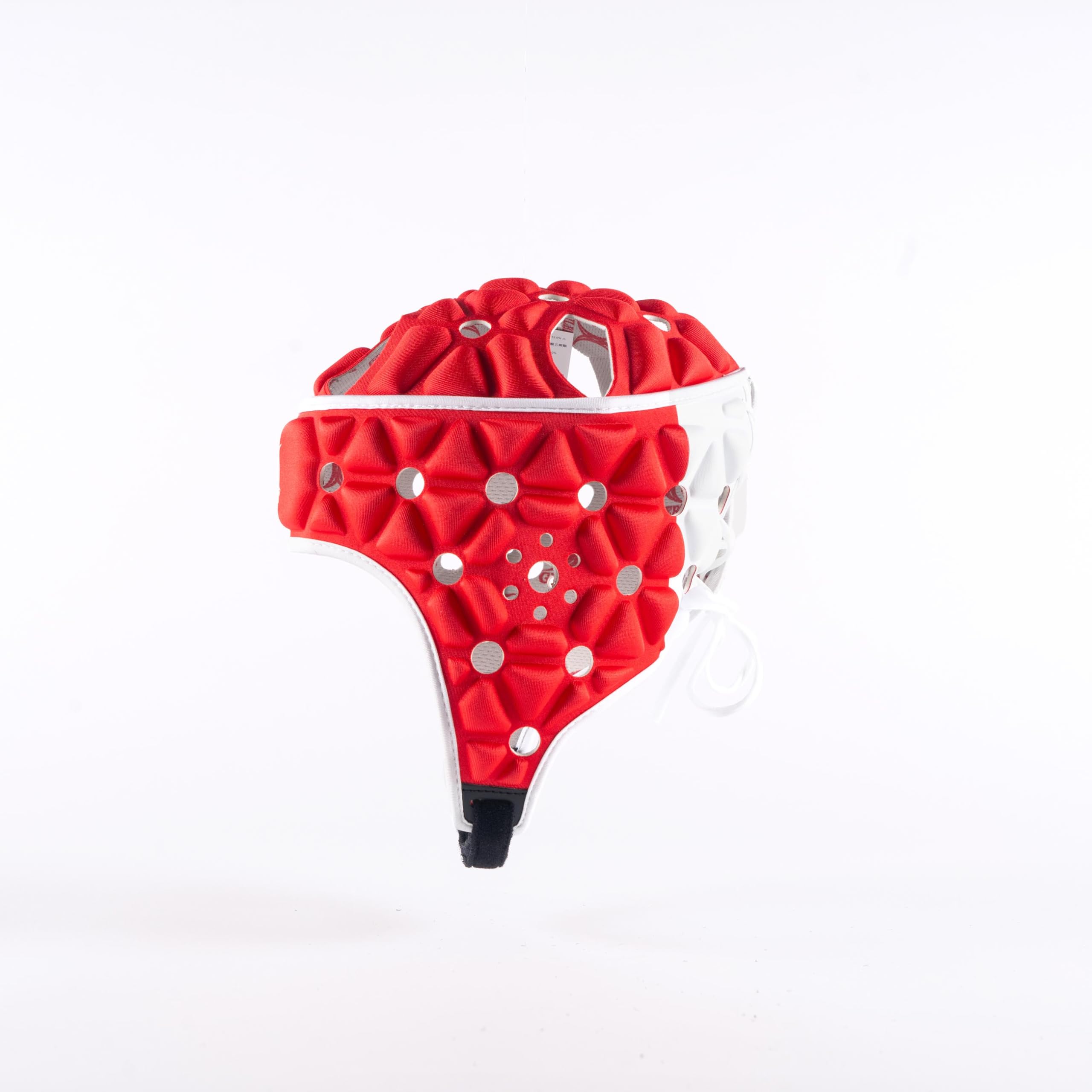Gilbert- Air Casque de Rugby Mixte, Rouge, S