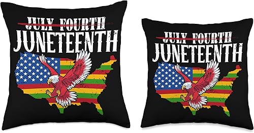 Miniatura 3 de Juneteenth July Fourth Black History Africa Throw Pillow