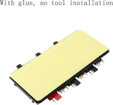 12V 4Pin PWM & 5V 3Pin ARGB with SATA 15Pin Power 2-in-1 Hub 6 Way Sync CPU Cooling Fan Addressable RGB Lighting PCB Splitter for Extended Motherboard Interface -Black Compatible With Desktop