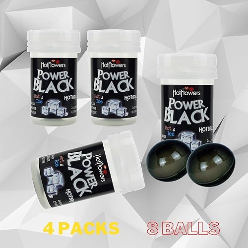 Miniatura 4 de HOT Ball Set  Power Black, bolas calientes de flores calientes, pelota brasileña para mujeres y hombres (paquete con 4)