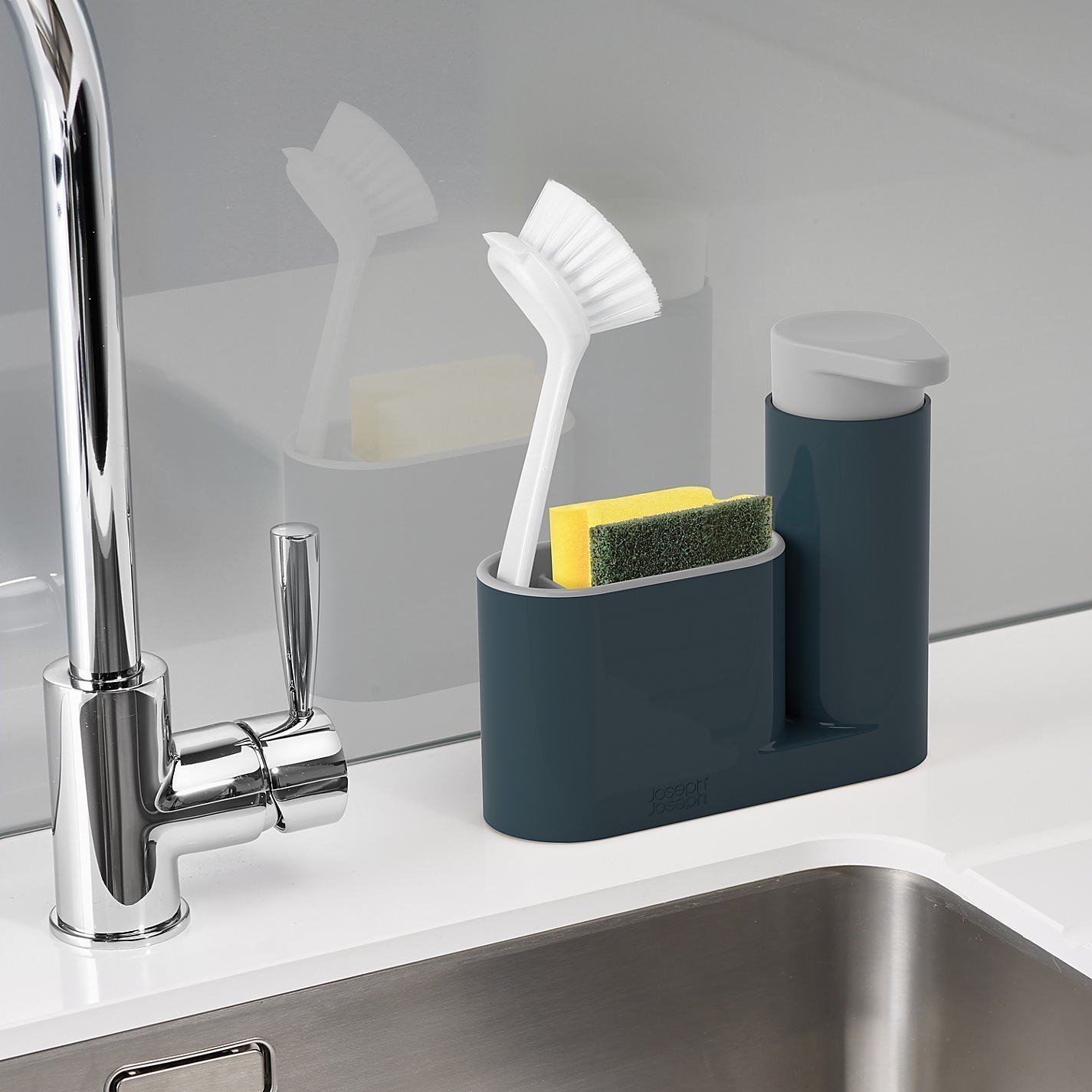 MOHAK Sink Tidy 2Pcs Set Stand for Kitchen and Bathroom Dishwasher